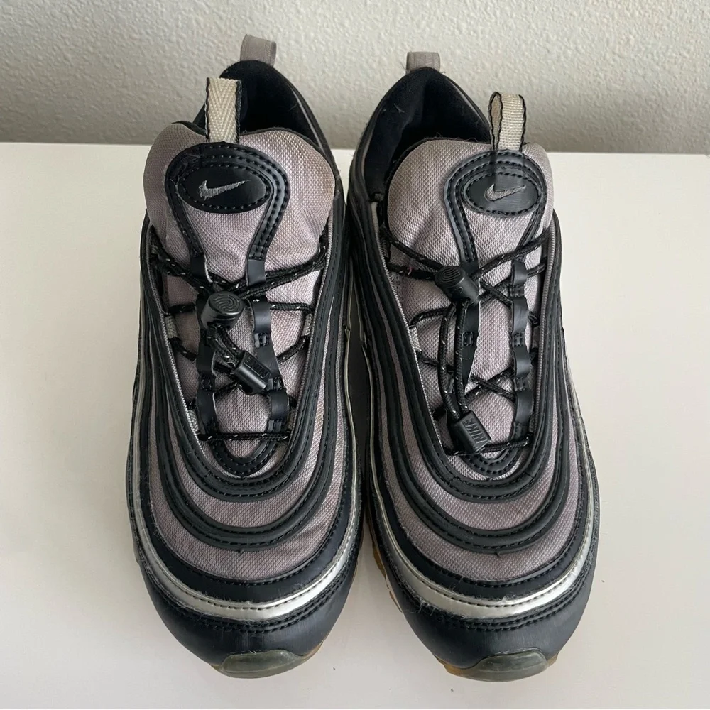 Nike Air Max 97 Black and Silver Sneakers